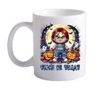 Horror Movie Friends Mug Halloween Nightmare On Elm Street Friday 13th Texas Chainsaw Massacre Childs Play Chuck 80s Movie Memorabilia Mug v40