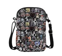 Horror Movie Inspired Cross Body Bag Horror Movie Lover Gift Halloween Party Gift Horror Themed Messenger Bag (Terr CB)