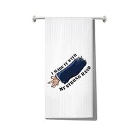 Horror Movie Kitchen Decor I Made It With My Strong Hand Gifts Horror Movie Lover Dish Towel (strong hand UK)