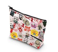 Horror Movie Lover Gift Halloween Camp Crystal Lake Makeup Bag Movie Fan Gift for Mother Best Friends (Friday Bag UK)