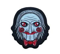 Horror Movie Mask Killer Embroidered Iron On Patch Halloween Clothing Accessories DIY