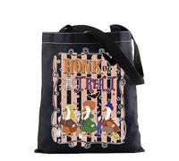 Horror Movie Merch Honk Or Treat Goose Inspire Tote Bag Halloween Witch Goose Shoulder Bag Spooky Season Gift (ORTREAT T)
