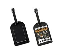 Horror Movie Merchandise Icons Luggage Tag Killer Goose Character Purse Info Tag Silly Goose Gift Murder Duck Baggage Tag (GooseHouseTagBlk-US)
