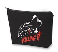 Horror Movie Merchandise Killing It Makeup Bag with Zipper Horror Movie Lover Gift Halloween Party Gift (Street Killing)