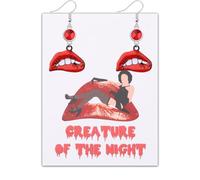Horror Movie Show Earring Horror Movie Fan Gift Halloween Scary Movie Cult Film Jewelry, SAME, MENTAL, na unknow