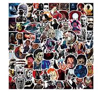 Horror Movie Thriller Character Stickers 100 pcs,Laptop Stickers Bomb Vinyl Stickers Pack for Auto Luggage Skateboard Motorcycle Decal for Teens Adults
