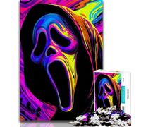 Horror Movies 1000 Piece Jigsaw Puzzles for Adults & Teens,Challenging To Complete But Fun And Humorous Unique Home Decor And Gifts 38x26cm