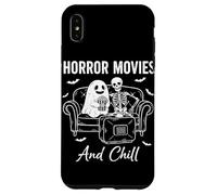 Horror Movies And Chill Funny Skeleton Horror Night Ghost Case for iPhone XS Max
