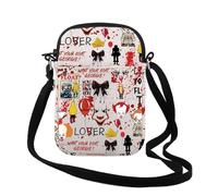 Horror Movies Characters You'll Float Too Crossbody Bag Scary Movie Halloween Horror Gift for Mother (float CR)