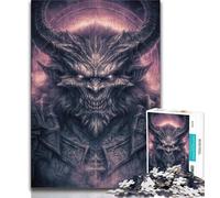 Horror Movies Jigsaw Puzzles for Teenagers 1000 Pieces,Challenging Game And Family Play with Fully Interlocking Randomly Shaped Pieces 38x26cm