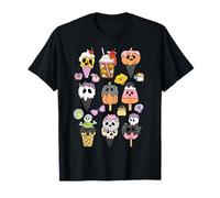 Horror Movies Summer Popsicle Halloween Ice Cream Summerween T-Shirt