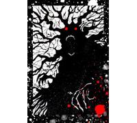 Horror Notebook From Hell 1 : Ancient Dark: Folk Horror Inspired Creepy Splatter Monster, Illustrated Matte Finish Cover , Blank Lined Composition Journal 120 pages, 6''x 9'' inches