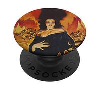 Horror Pin Up Gothic Vintage Pulp Devil Sexy Girl Creepy PopSockets Swappable PopGrip