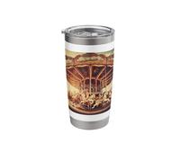 Horror Scary Carousels Carousel Carnival Amusement Park Stainless Steel Insulated Tumbler