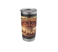 Horror Scary Carousels Carousel Carnival Amusement Park Stainless Steel Insulated Tumbler