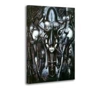 Horror Science Fiction 1993 Vintage Necronomicon II H.R. Giger Poster Decorative Painting Canvas Wall Posters And Art Picture Print Modern Family Bedroom Decor Posters 24x36inch(60x90cm)