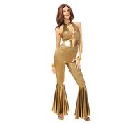Horror-Shop 70s Disco Diva Costume Gold L