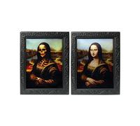 Horror-Shop Hologram Wall Art - Mona Lisa - Gothic Halloween Art Print for Living Room