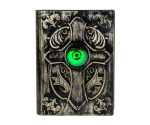 Horror-Shop Magic Book With Moving Eye, Light & Sound 22cm
