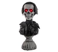 Horror-Shop Spooky Ghost Bust Sir Gruesome With Sound & Light 38cm