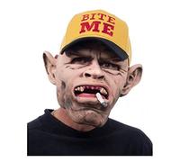 Horror-Shop Trucker Hillbilly Mask With Baseball Cap