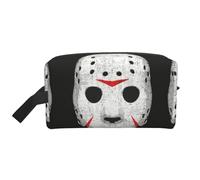 Horror Skull Print Storage Bag â€“ Durable Travel Toiletry Bag, Portable Canvas Packing Accessory for Daily, Gym & Trip