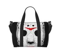 Horror Skull Printed Travel Duffel Bag for Women Men - Weekend Overnight Bags with Adjustable Shoulder Strap and Handle