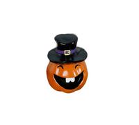Horror Smiling Grin Resin Pumpkin Halloween Home Table Centerpiece Decor Dark Aesthetic Pumpkin Miniature Figurine