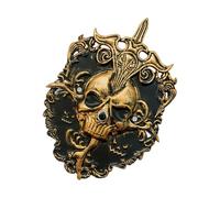 Horror Sound-Activated Doorbells with Visual Intercoms Weatherproof Alloy & Setup for Halloween Security Haunted Houses Doorbells with Intercoms