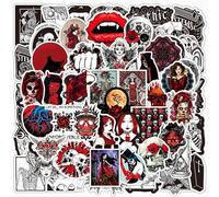 Horror Stickers | 100PCS | Thriller Horror Movie Killer Role Character Stickers fo Teens Adult, Vinyl Waterproof Terror Cool Graffiti Trendy Decals Pack for Water Bottle Laptop Guitar Car