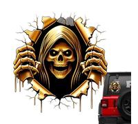Horror Stickers - Horror Movie Role Character Stickers, Car Claw Stickerr Demon Face Car Sticker - Cars Headlight Mirror Sticker Claw Scratch Decal for Carr Halloween Decor