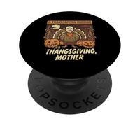 Horror Thanksgiving Turkey With Creepy Pumpkins PopSockets Adhesive PopGrip