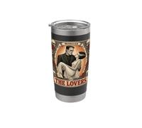 Horror The Lovers Tarot Card Funny Frankenstein and Bride Stainless Steel Insulated Tumbler