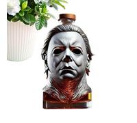 Horror Themed Whiskey Bottle, 350ml Glass Decanter, Glass Decanter, for Holidays, Christmas, Home, Restaurants, Kitchen, Whisky Lovers, Fathers Days, Husbands