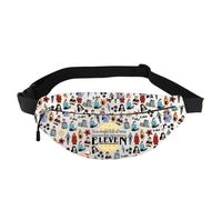 Horror Tv Series Inspired Belt Bag ST Themed Gifts Eddie's Guitar Waist Pack (Eleven WB)