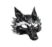 Horror Wolf Mask Cosplay Funny Scary Full Face Wolf Mask for Men Women Boys Girls Halloween Festival Fancy Dress Prank Trick Awful Adults Cosplay Props Toys Novelty Plastic Headwear