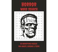 Horror Word Search Puzzle Book: 6x9 Inches, 110 Pages | 55 Spooky Puzzles for Relaxing Fun, Vacations, and Holidays