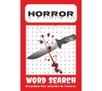 Horror Word Search Puzzle Book: Word Searches with Easy to Read Print about Horror. Spooky Scary Word Find Puzzles for Adults, Seniors, Teens, Horror ... | 50+ Puzzles … For Vacations, Holidays, a
