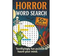 Horror Word Search: Word Search with Easy-to-Read Print about Monsters, Hauntings, Zombies and more. | 6 x 9 inches | 120 pages | 50+ puzzles | Gift ... and Leisure Times. (Word Search Books)