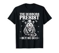 Horrors Persist So Do I Funny Possum Meme Trash Dumpster T-Shirt