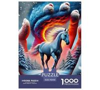 Horse, 1000-piece Jigsaw, Calming Yet Stimulating Indoor Activity, Perfect for Keepsakes Or Gallery Walls, Suitable for Ages 8+, 70x50cm/1000pcs