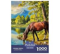 Horse, 1000-piece Jigsaw, Calming Yet Stimulating Indoor Activity, Perfect for Keepsakes Or Gallery Walls, Suitable for Ages 8+, 70x50cm/1000pcs