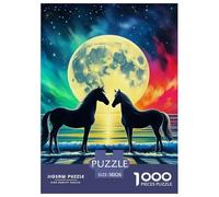 Horse 1000 Piece Jigsaw Puzzle Family Game Creative Jigsaw Puzzles Beautiful Decoration Puzzle for Adults And Kids 38x26cm/1000pcs
