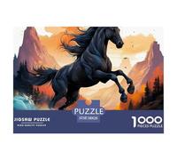 Horse 1000 Piece Jigsaw Puzzles for Adults Educational Challenge Puzzle for Challenging Family Activity Games Colorful for Home Decor Gifts 38x26cm/1000pcs