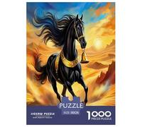 Horse 1000 Piece Jigsaw Puzzles Fun Challenging Modern Wildlife for Family Activity Game Creativity & Gift Giving Suitable for Children & People Aged 14+ 38x26cm/1000pcs