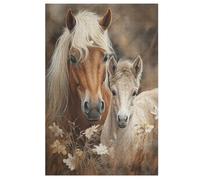 Horse 1000 Piece Wooden Jigsaw Puzzles for Adults Puzzle Learning Educational Toys Family Games for Kids Jigsaws 78×53cm