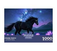Horse 1000 Pieces Jigsaw Puzzles For Adults Family Challenge Toys Stress Relieving Entertainment Cultivate The Spirit of Teamwork For Adults Gifts 38x26cm/1000pcs