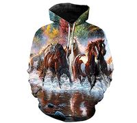 Horse 3D Printed Hoodie Sweatshirts Men Women Fashion Casual Harajuku Tracksuit Pullover Hip Hop Streetwear Hoodies V9 5XL