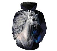 Horse 3D Printed Hoodie Sweatshirts Men Women Fashion Casual Harajuku Tracksuit Pullover Hip Hop Streetwear Hoodies V15 XXXL
