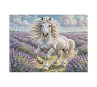 Horse 500 Piece Jigsaw Puzzle for Adults Cute Pet Animals Kitchen Wall Decor Art Project Precision Cut Great Gift for Art Lovers 500 PCS